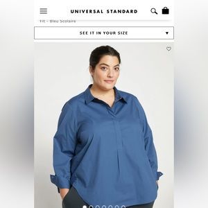 Universal Standard Pop Over top